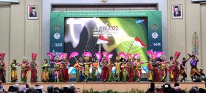 Suasana Pembukaan Annual International Conference on Islamic Studies (AICIS) 2022 yang di buka Oleh Menteri Agama Yaqut Cholil Qoumas, Kamis (20/10/2022) di Kampus 2 UIN Mataram